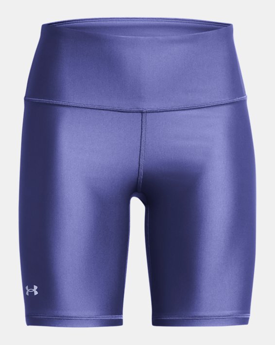 กางเกงขาสั้น HeatGear® Armour Bike สำหรับผู้หญิง in Purple image number 4